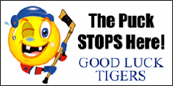 Hockey Spirit Banner w/ Player Emoji