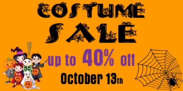 Halloween Costume Sale Promotional Banner