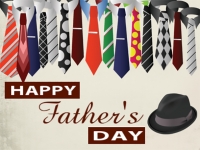 Fathers Day Ties Themed Yard Sign