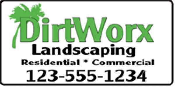 Landscaping Services Promotional Banner