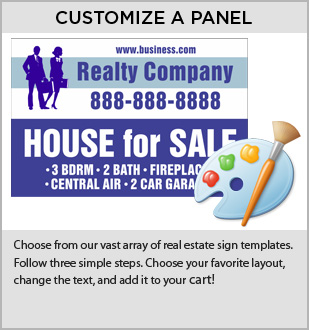 Custom Real Estate Signs | Custom Panels for Real Estate Agents