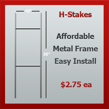 h stake frames