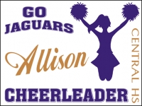 Cheerleading 03- Jaguars Allison Yard Sign