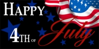 4th of July Flag Banner