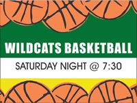 Basketball 03- Wildcats Yard Sign