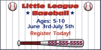 Baseball-03 Little League Template