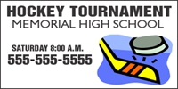 Hockey-02 Tournament Banner Template